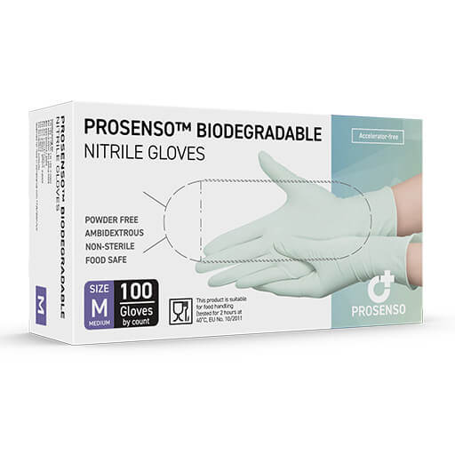 PROSENSO™ Biodegradable - Biologisch Afbreekbare Nitril Handschoenen